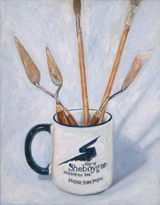 Artist's Brushes by Juan Perez